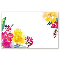 Watercolor Garden Gloss Enclosure Cards/Gift Tags - 3 1/2 x 2 1/4in. (50)