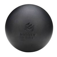 Motus Edge Lacrosse Massage Ball - Portable Muscle Roller for Trigger Point, Neck, Back Pain, Plantar Fasciitis - Includes Free Carry Bag and Instructions