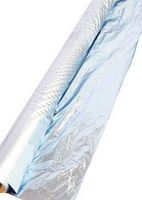 Gift Wrap Flower Wrap roll 'Polysilk' SILVER 1m(W) x50m(L)/3.28'x164'