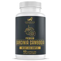 Garcinia Cambogia Capsules by Charles | Supplement Containing 700mg Garcinia Cambogia 95% HCA | Helps Prevent Fat Storage, Boost Mood, and Suppress Appetite | Appetite Suppressant May Aid Weight Loss