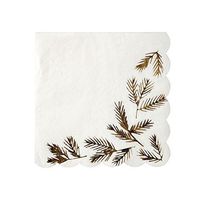 Gold Pine Meri Meri Small Napkin