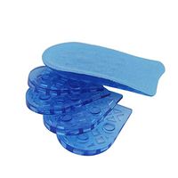 HeiHy 5 Layers Adjustable Height Increase Insoles Clear Silicone Heel Lift Insoles