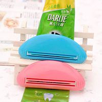 Plastic Tube Squeezer Toothpaste Dispenser Holder Rolling Bathroom Extract