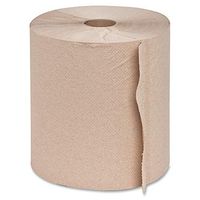 Genuine Joe GJO22600 Hard Wound Roll Towel, 800' Length x 7-8/9" Width, Natural (Case of 6)