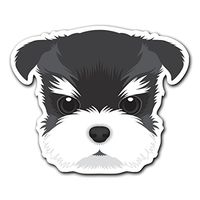 Schnauzer - [CUSTOMI] Dog Breed Decal Sticker for Car Truck Macbook Laptop Air Pro Vinyl