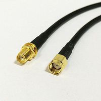 SMA female to RP SMA male plug RF cable assembly RG58 50cm for wireless router Good Quality Fast USA Shipping