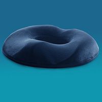 HGCY Anti-Decubitus Seat Donut Cushion Crystal Super Velvet Comfort Pillow for Women Hemorrhoids Pregnancy Post-Surgery Relief,C