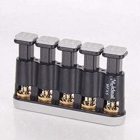 HM Finger Strengthener,Guitar Beginner Exercier, Finger Trainer, Hand Grip Strength Training for Athletes,Musicians & Physical Gray