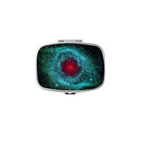 Udoosun Helix Nebula Custom Personlized Rectangular Tablet Medicine Pocket Purse Travel Pill Vitamin Decorative Box Case Holder