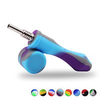WFB Mini Silicone Honey Straw 4.5" (Purple/Blue)