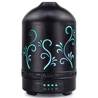 Ultrasonic Aromatherapy Essential Oil Diffuser, ARVIDSSON 100ml Metal Diffusers for Essential Oils, 7 Color Changing Light Cool Mist Humidifier, Best Gifts Idea