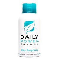 DailyPower Energy Shot - 220mg of Natural Caffeine - 12 Count (Blue Raspberry)
