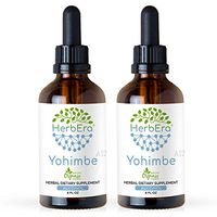 Yohimbe A120 (2pcs) Alcohol Herbal Extract Tincture, Super-Concentrated Organic Yohimbe (Pausinystalia yohimbe) Dried Bark (2x4 fl oz)
