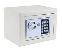 Mewalker Digital Electronic Safe Security Box/Wall Jewelry Cash Security Box with 4 AA Batteries, US STOCK (White)