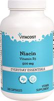 Vitacost Niacin (Vitamin B-3) - 500 mg - 300 Capsules