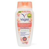 Vagisil Scentsitive Scents Daily Intimate Feminine Vaginal Wash for Women, Peach Blossom, 12 Fluid Ounce