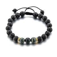 Mystiqs Kids Adjustable Lava Rock Beaded Camouflage Natural Stone Bracelet Essential Oil Diffuser for Aromatherapy Ideal for Anti-Stress or Anti-Anxiety Ages 6-13