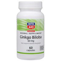 Rite Aid Ginkgo Biloba Capsules, 60 mg - 60 ct