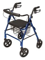 Lumex Walkabout Four-Wheel Contour Deluxe Rollator-Champagne - Each 1