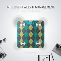 Colourful Argyle Classic Diamonds Scales for Weight Weight Scale Bluetooth Most Accurate Bathroom Scale Tracks 8 Key Compositions Analyzer Sync with Fitness Apps 400 Lbs