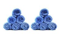 Crazy Microfiber Fluffy Edgeless Microfiber Cleaning Towel: 12PCS Pack, 16x24" 500GSM