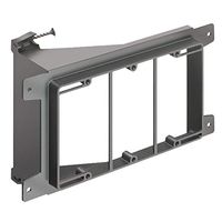 Arlington Industries AALVSx-AALVS3 Low Voltage Mounting Bracket, Screw-On, 3 Gang by Arlington Industries