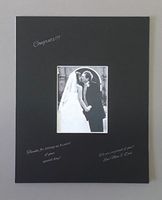 5 16x20 Black Signature and Autograph Picture Mat for 8x10 picture. Weddings, Baby Showers, Reunions