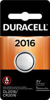 Duracell - 2016 3V Lithium Coin Battery - long lasting battery - 1 count