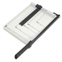 Paper Cutter Guillotine Style 10" Cut Length X 10" Inch Metal Base Trimmer
