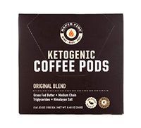 Rapidfire Rapid Fire Ketogenic High Performance Keto Coffee Pods, Supports Energy and Metabolism, Weight Loss, Ketogenic Diet 16 Single Serve K-Cup Pods,