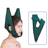 Cervical Traction Device, Family Neck Sling, Adult Child Neck Stretching Belt, Soft Neck Stretching Rehabilitation Belt Thick Cotton Cloth