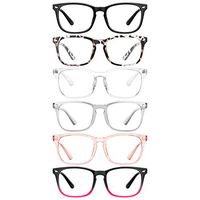 Blue Light Blocking Glasses - Women/Men 3Pack Computer Reading Gaming Anti Eyestrain Blue Light Glasses