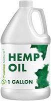 Organic Hemp Seed Carrier Oil - Pure, Unrefined, Natural Hemp Massage Oil Cold Pressed Raw Aromatherapy Virgin Hemp Oil Body Hair Skin Nails Base Oil 1 Gallon Packaging May Vary