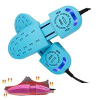 Portable Electric Shoe Dryer Heated, Napoo 100% Safety Winter Travel Camping Ski Boot Dryer Warmer Inserts, Adjustable Rack, 75 °C Quick Dry (Blue)