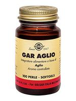 Solgar Garlic Oil Perles Supplement with Reduced Odor, 100 Count