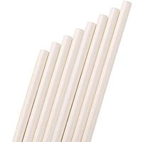350-Pack Unwrapped Biodegradable Paper Straws - Drinking Straws Bulk,Strong Enough for Both Hot and Cold Drinks,Plasticless Dye-Free Eco-friendly Compostable Straw Plasticless