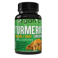 Premium Standardization, Ultra Pure Turmeric Curcumin 1000 mg Capsules with Black Pepper Extract, High Potency Organic Turmeric Root Powder. Digestive Relief and Joint Pain Support
