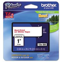 BRTTZE252 - Brother TZe Standard Adhesive Laminated Labeling Tape