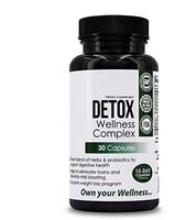 Detox Wellness Complex -with The Finest Blend of Herbs & Probiotics to Cleanse and Promote Digestive Health, Alleviate Bloating, and Support Weight Loss-.
