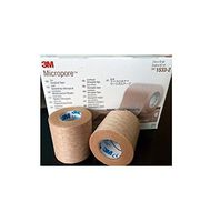 3M Health Care 1533-2 Paper Surgical Tape, 2" x 10 yd. Size, Tan (Pack of 60)