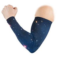 Star Sky Unisex 2Pcs Arm Protection Sleeve UV Sun Guard Tattoo Compression Sleeves for Outdoor/Basketball/Football/Cycling/Running/Farm/Work