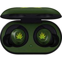Skinit Decal Audio Skin for Galaxy Buds - Originally Designed Marijuana Leaf Light Green Design