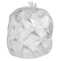 Ox Plastics 39 Gallon Recycle Trash Bags, 32 X 37, 1.5 mil Strength, MADE IN USA (Clear, 100)
