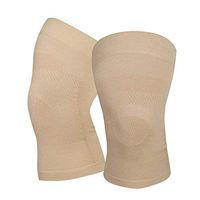 Knee Compression Sleeves, 1 Pair, Lightweight Knee Brace Sleeve for Men Women, Upgraded Knee Support for Meniscus Tear, Arthritis, Pain Relief, Injury Recovery, Sports, Daily Wear, Beige XL