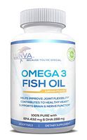 Lunva High Strength Omega 3 Fish Oil, Lemon Flavor