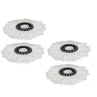 Fashion 4Pcs Microfiber Microfibric Mop Head Refill for Hurricane Magic Mop 360 Spin