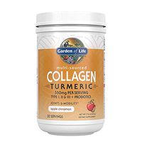 Garden of Life Multi-Sourced Collagen Turmeric - Apple Cinnamon, 20 Servings, Collagen Powder for Women Men Joints Mobility, Collagen Peptides Powder, Collagen Protein Hydrolyzed Collagen Supplements
