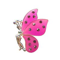 Lavany Car Air Freshener flower Outlet Fragrant Perfume Butterfly Clip Diffuser (Purple)