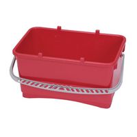 Contec UBKT0002 Polypropylene Bucket, 25L, Red, Autoclavable
