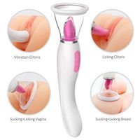 Multi Mode Powerful Tongue Suck & Thrust Nipple Sucker G SPO-tter Sucking Toys for Women Couples USB Rechargeable Waterproof，Women Wonderful Gifts